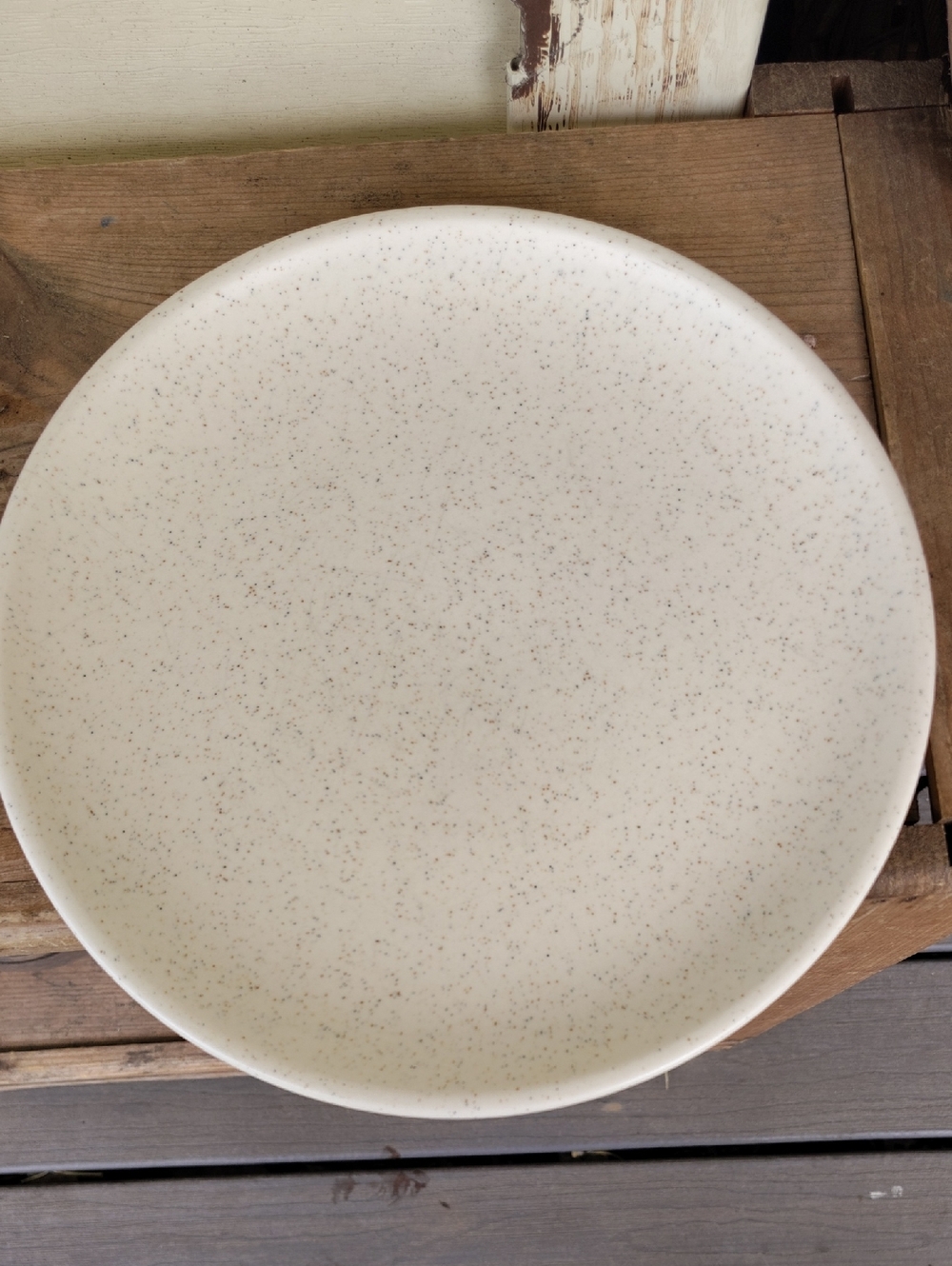 Speckled Cream Dinner Plate By Cmg Handmade Portugal